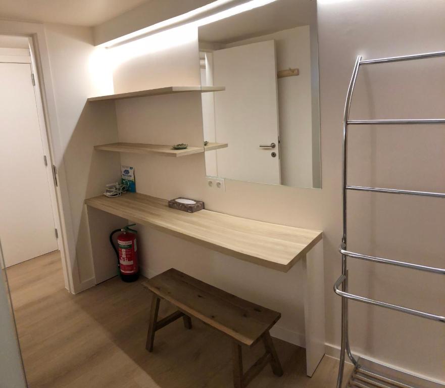 Kuchyň nebo kuchyňský kout v ubytování Aan 't Bos met sauna