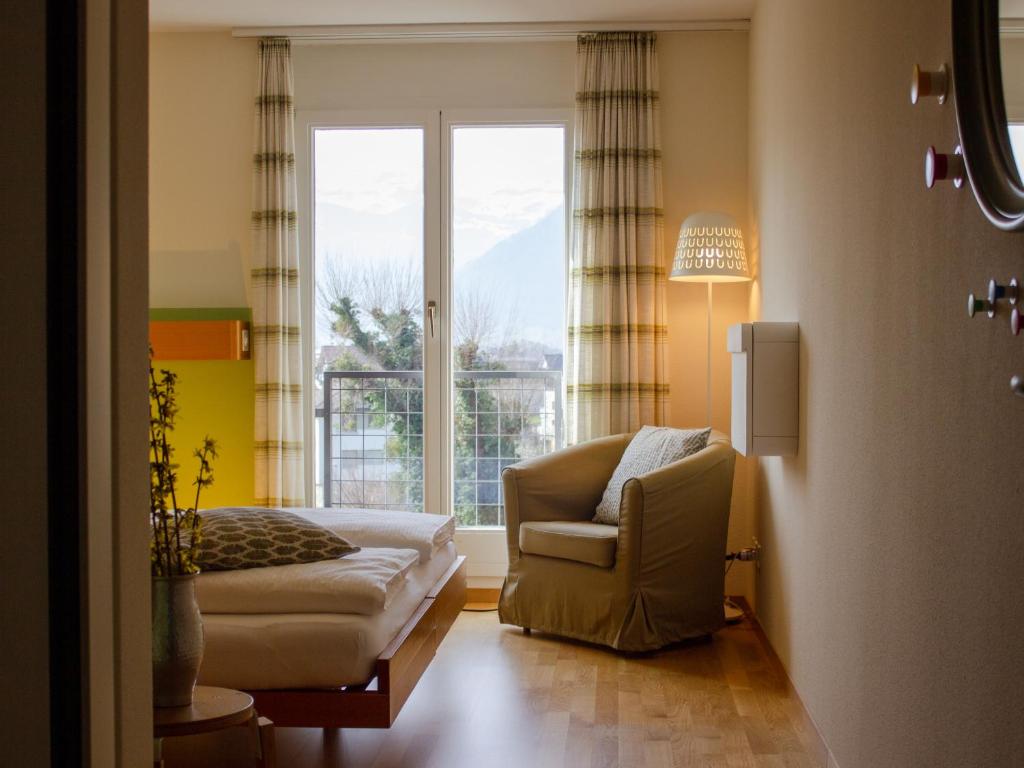 Posezení v ubytování Haus Gutenberg
