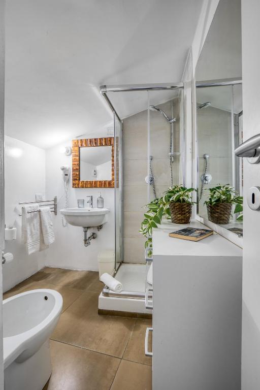 Koupelna v ubytování Asso Residence Narni