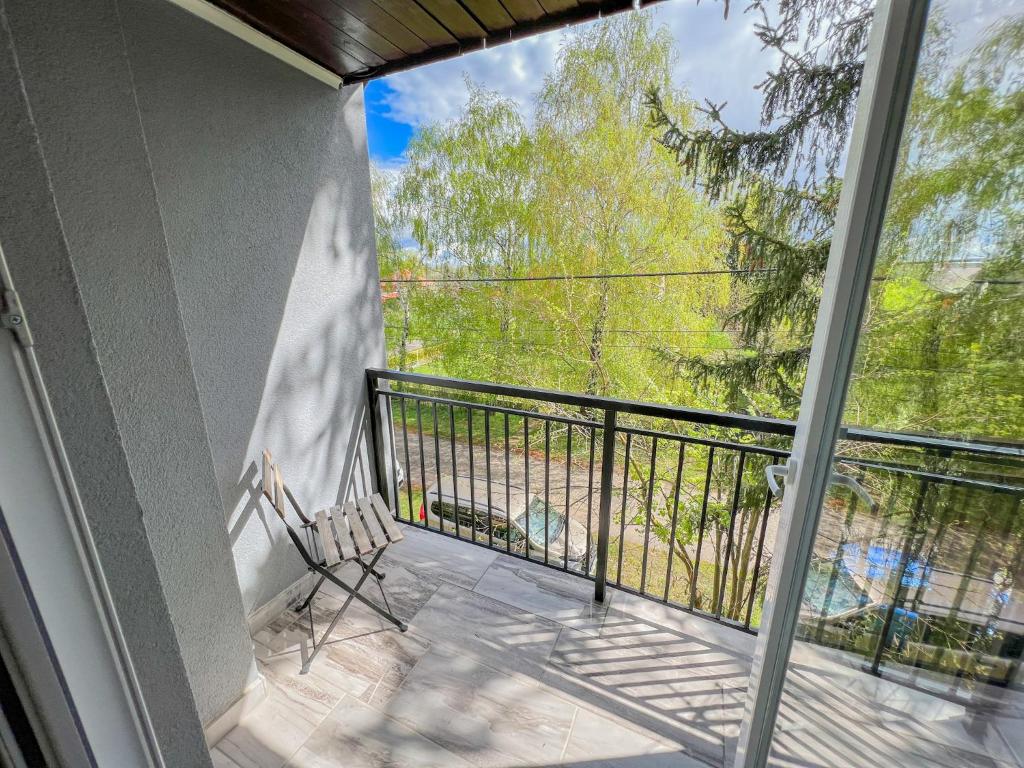 Balkón alebo terasa v ubytovaní MIHI APARTMAN