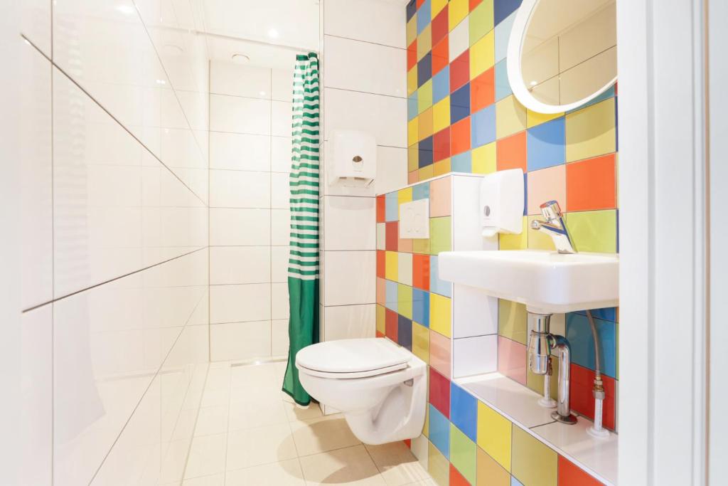 Koupelna v ubytování Hans Brinker Hostel Amsterdam