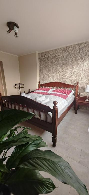 Postel nebo postele na pokoji v ubytování Apartmá Kanada