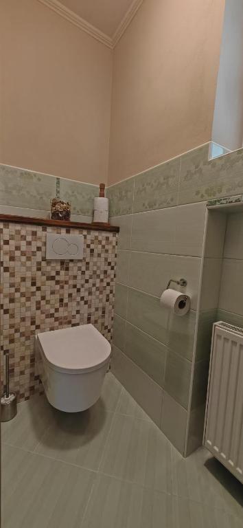 Koupelna v ubytování Apartmá Kanada