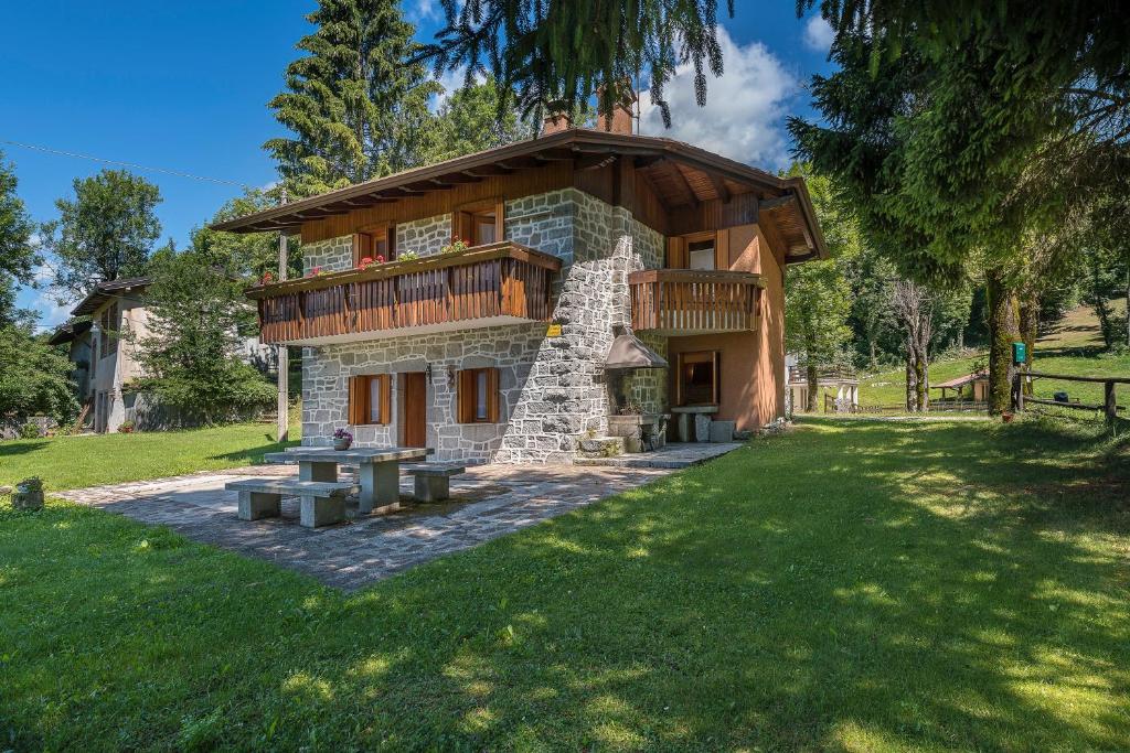 Zahrada ubytování Albergo Diffuso Forgaria Monte Prat