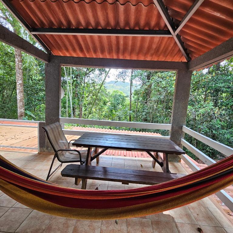 Balkón nebo terasa v ubytování OLP Treehouse Cerro Azul