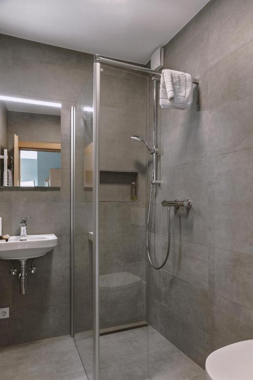 Koupelna v ubytování Hotel Louis Müller