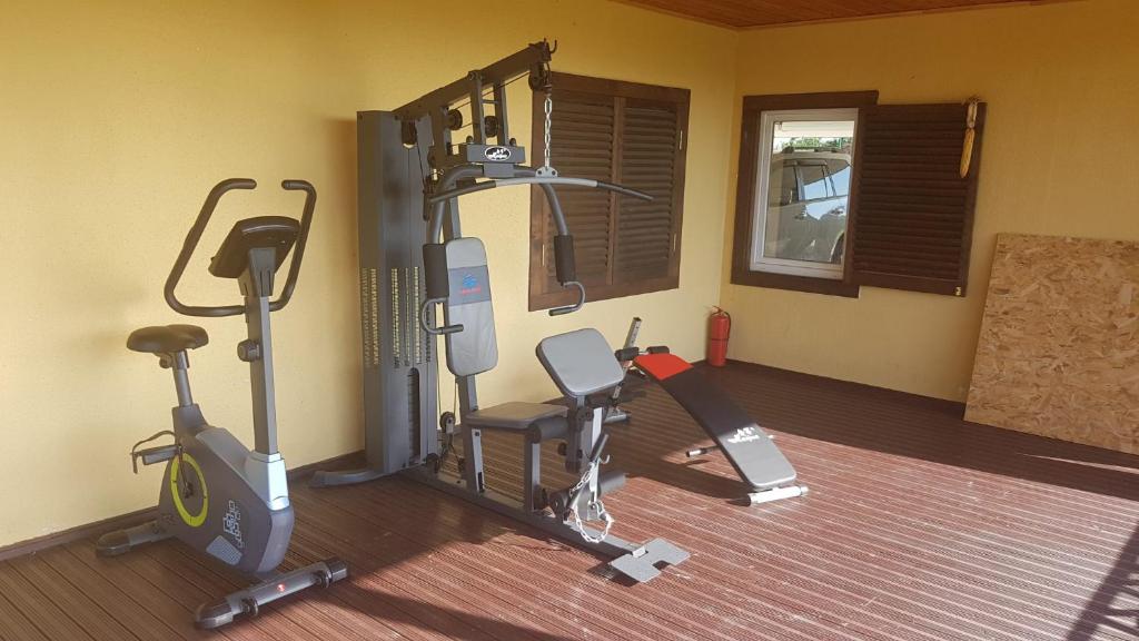 Fitness centrum a/nebo fitness zařízení v ubytování Rancho Laila