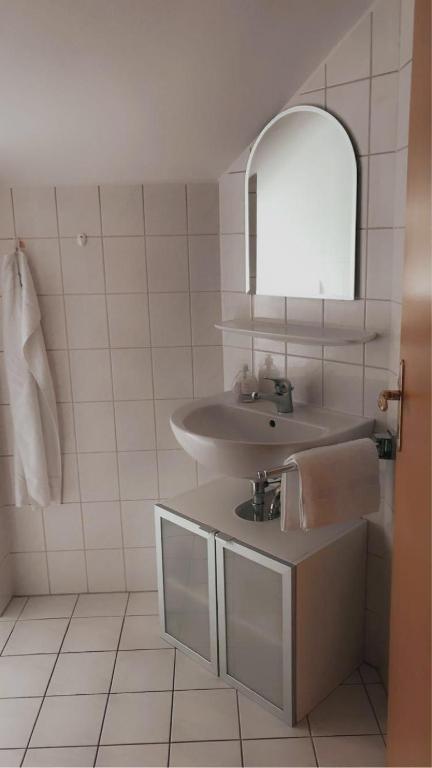Koupelna v ubytování Hotel Louis Müller