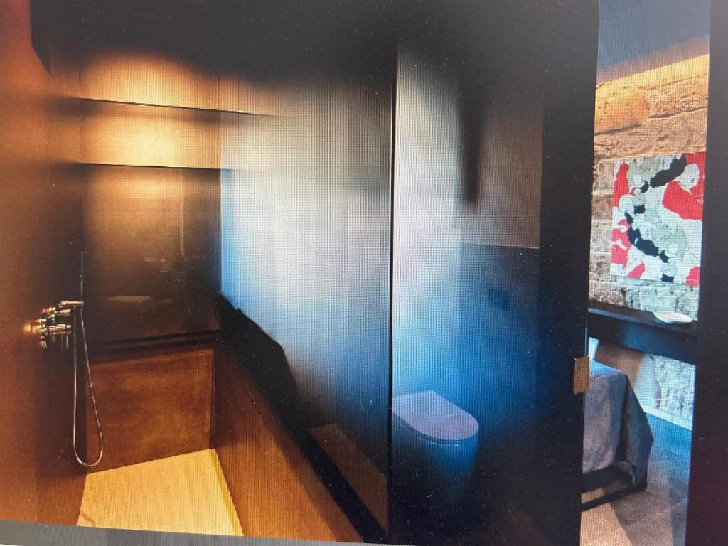 Koupelna v ubytování Nicanto Rooms