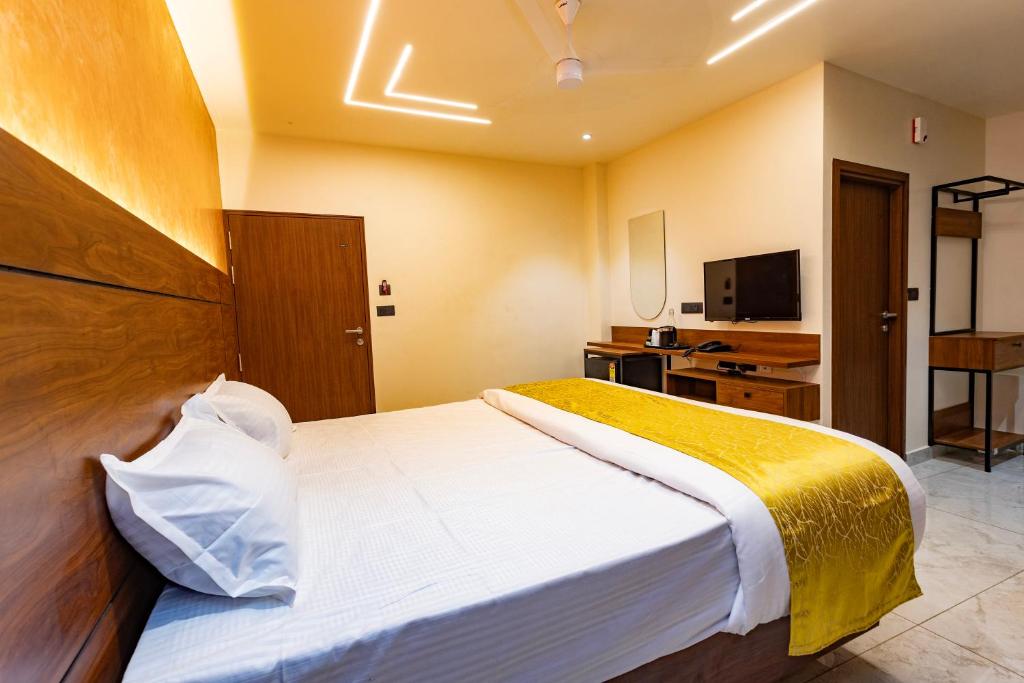 Postel nebo postele na pokoji v ubytování Uphills boutique hotel