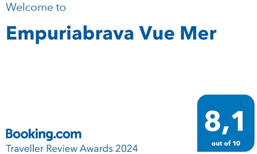 Majutusasutuses Empuriabrava Vue Mer olev sertifikaat, autasu, silt või muu dokument