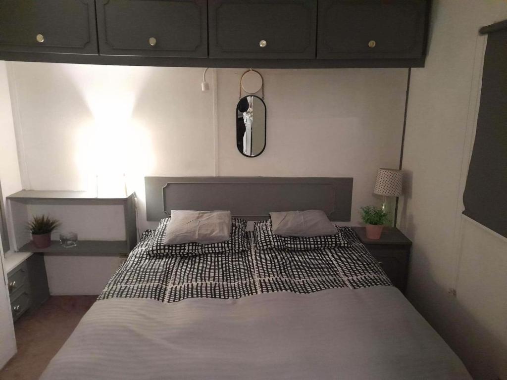 Postel nebo postele na pokoji v ubytování Ranczo Kowalskich
