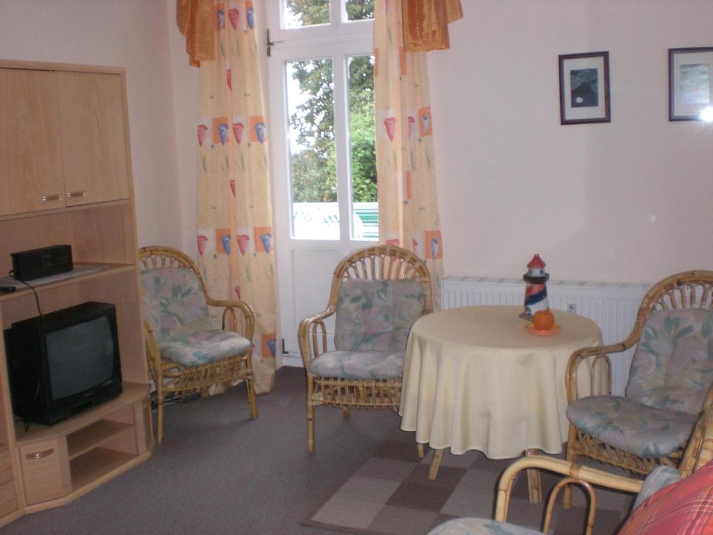 Posezení v ubytování Pension Villa Sophia