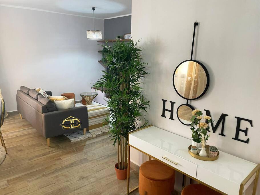 Postel nebo postele na pokoji v ubytování Meublé chic à Ahala avec groupe électrogène