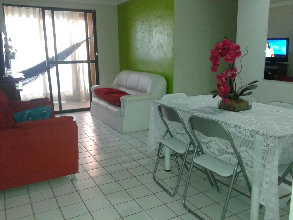  Apartamento confortável na praia de Pirangi