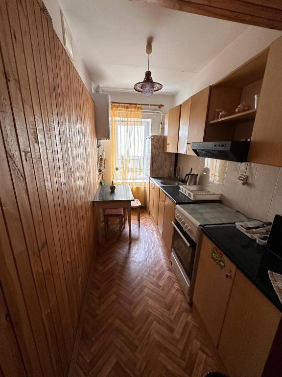 Kuchyň nebo kuchyňský kout v ubytování Роксолана