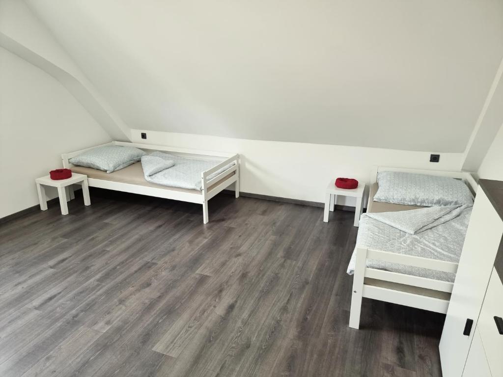 Postel nebo postele na pokoji v ubytování Rentcenter79
