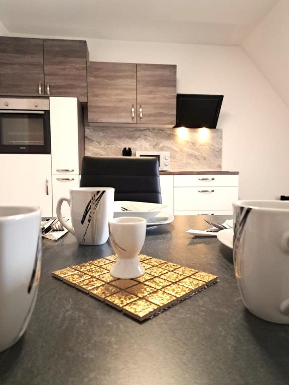 Kuchyň nebo kuchyňský kout v ubytování Rentcenter79