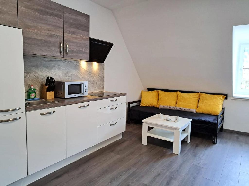 Kuchyň nebo kuchyňský kout v ubytování Rentcenter79