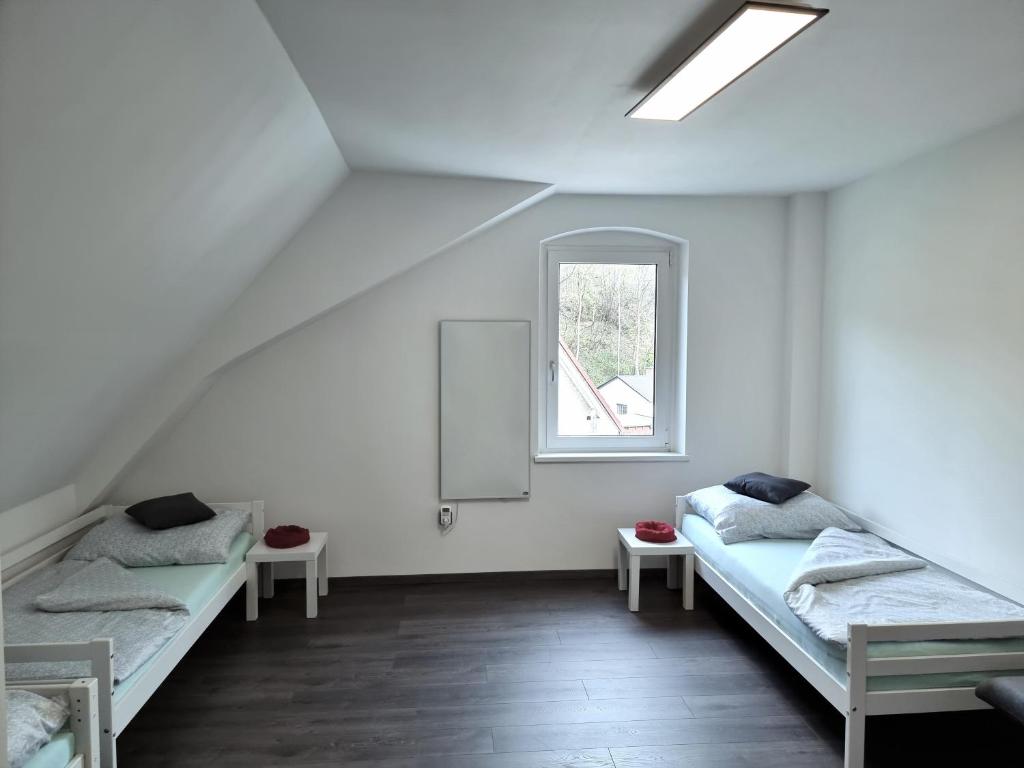 Postel nebo postele na pokoji v ubytování Rentcenter79