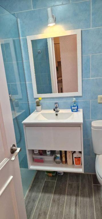 Koupelna v ubytování Apartamento Castellsol 105.