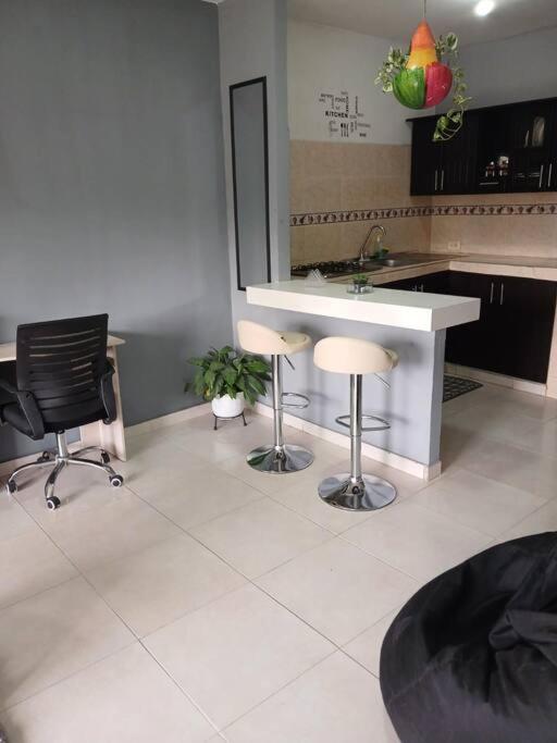 Una cocina o zona de cocina en Apto 3 alcobas, Segundo piso Norte de Cali