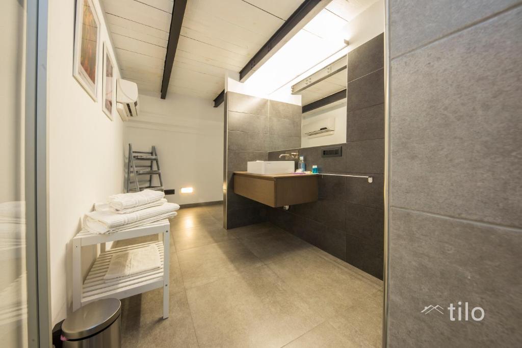 Koupelna v ubytování San Cosmo Suite