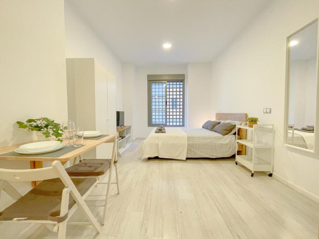 Część wypoczynkowa w obiekcie Estudio en Malaga centro