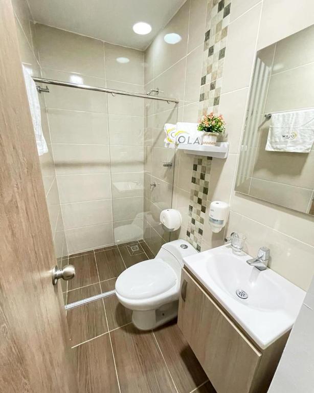 Bagno di Hotel Olam Deluxe Valledupar