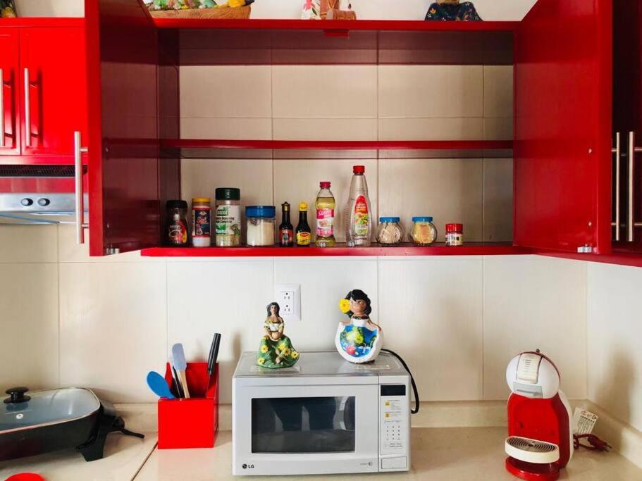 Kuchyň nebo kuchyňský kout v ubytování Casa La Tabasqueña
