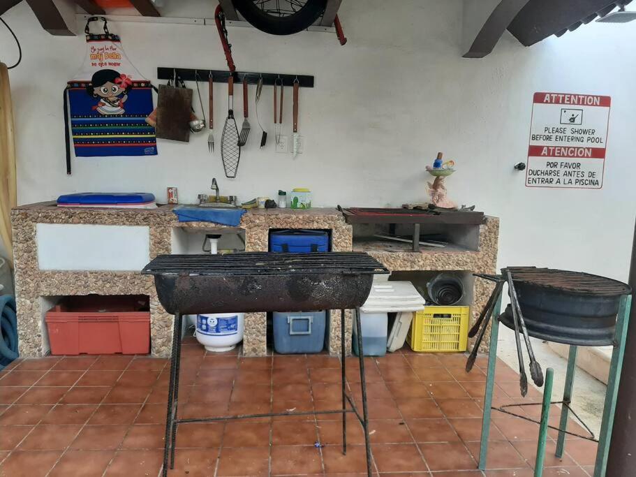 Kuchyň nebo kuchyňský kout v ubytování Casa La Tabasqueña