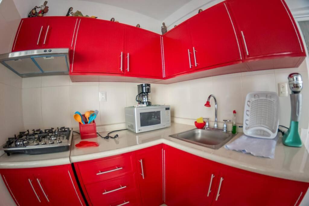 Kuchyň nebo kuchyňský kout v ubytování Casa La Tabasqueña