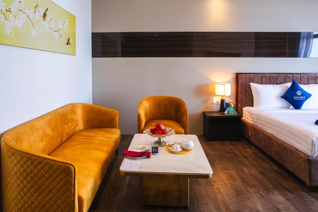 Suite có giường cỡ King với ban công