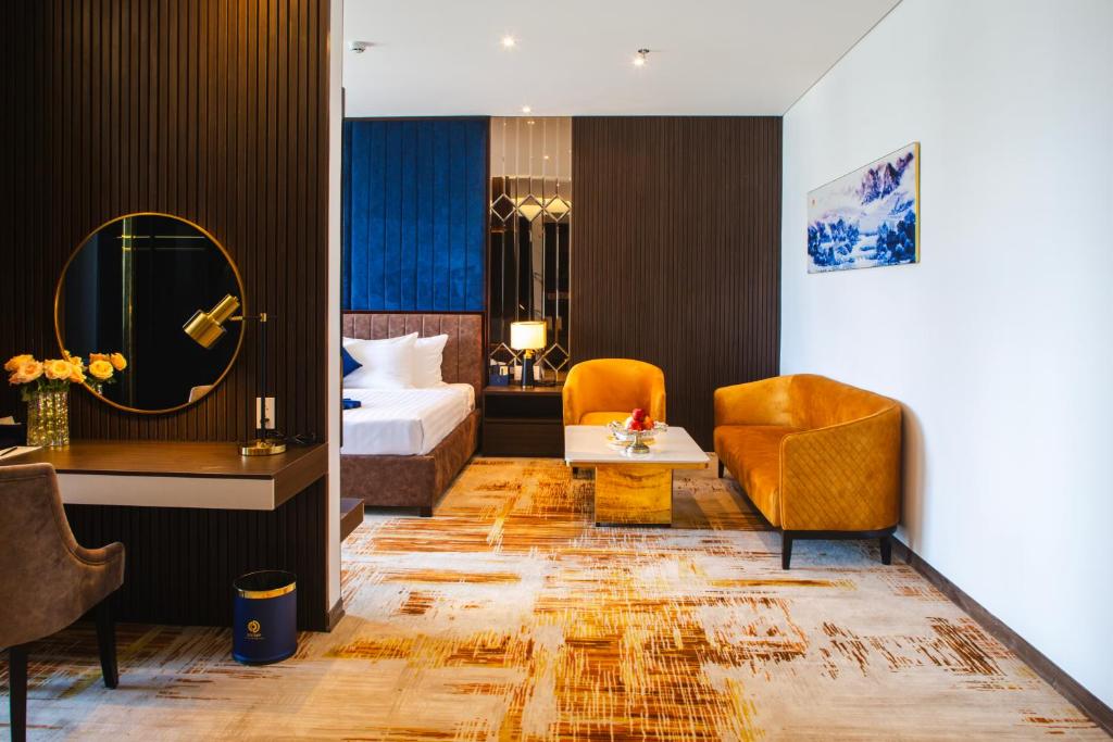 Χώρος καθιστικού στο SANDALS AQUILA HOTEL