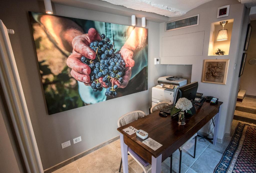 Zona d'estar a Uve Rooms & Wine Bar
