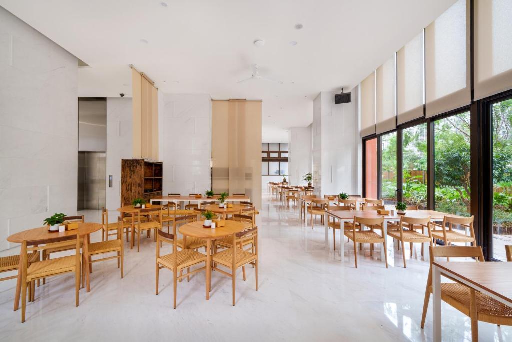 Posezení v ubytování Wutong Hotel Apartment Bao'an Center