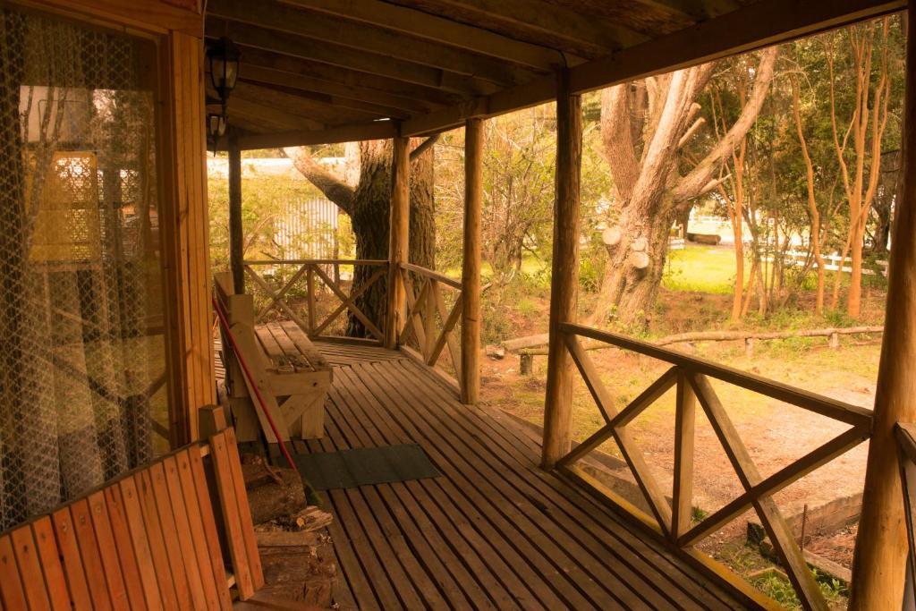 Zahrada ubytování Mae Joa Turismo - Cabañas & Camping Familiar