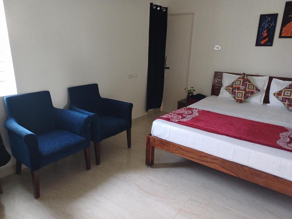 Postel nebo postele na pokoji v ubytování Friendlystay Prime