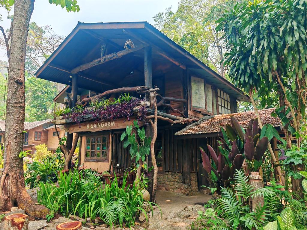 Zahrada ubytování ธารทอง ลอดจ์ Tharnthong Lodge