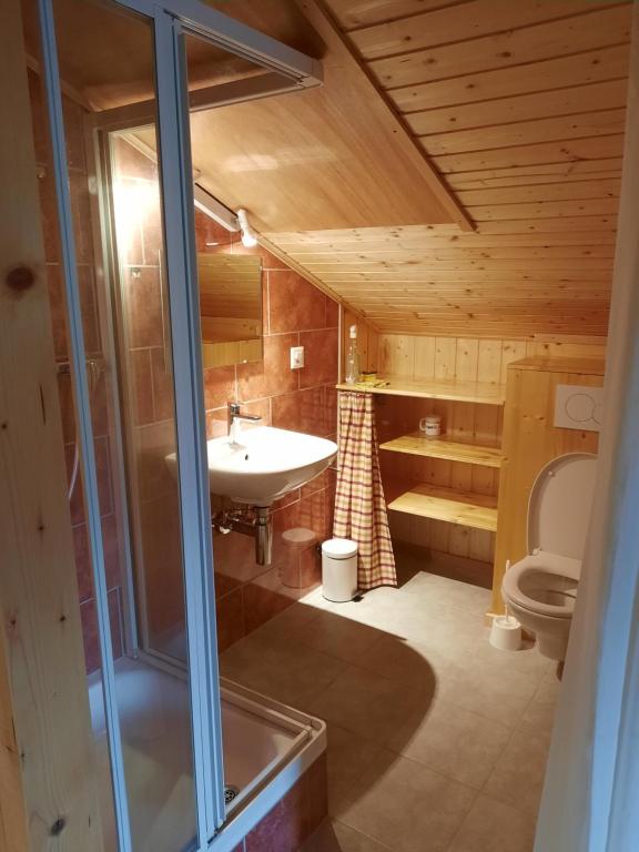 Koupelna v ubytování Studio sans cuisine