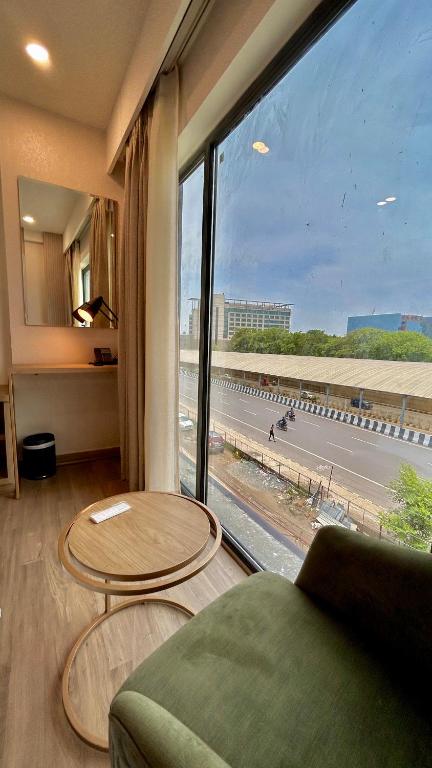 Posezení v ubytování Hotel Limon & Banquet Sector 29, Gurgaon