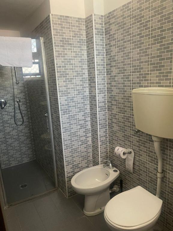Koupelna v ubytování Hotel Tyc Soleti Hotels