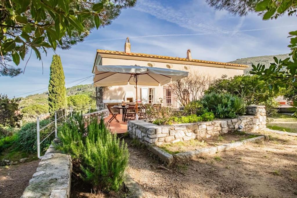 Zahrada ubytování Casale Marciana Marina