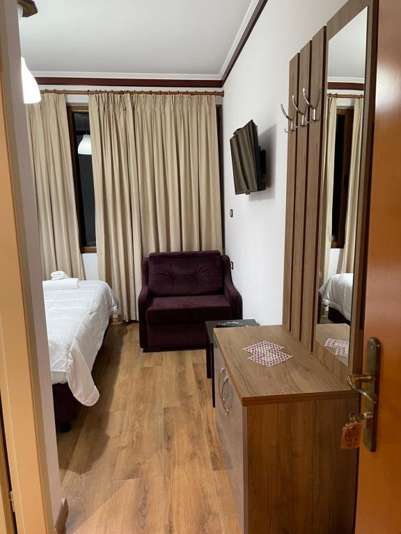 Postel nebo postele na pokoji v ubytování Hotel Relax