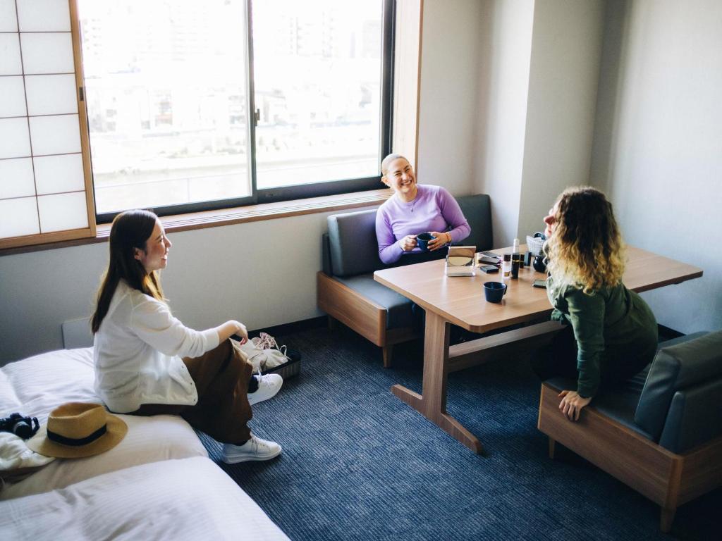 TV a/nebo společenská místnost v ubytování MIMARU Tokyo Nihombashi Suitengumae