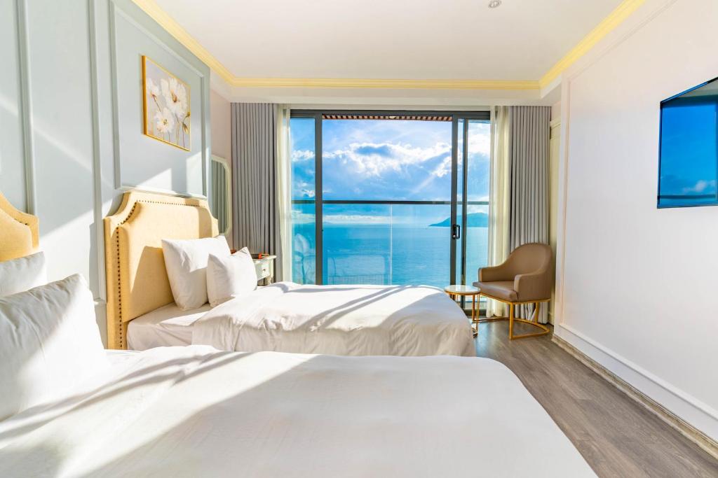 Phòng Deluxe Giường Đôi/2 Giường Đơn Nhìn Ra Đại Dương