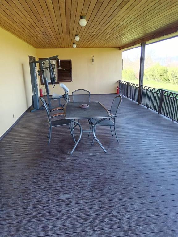 Balkón nebo terasa v ubytování Rancho Laila