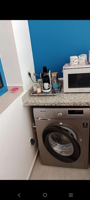 Kuchyň nebo kuchyňský kout v ubytování Appartement costa mar Martil