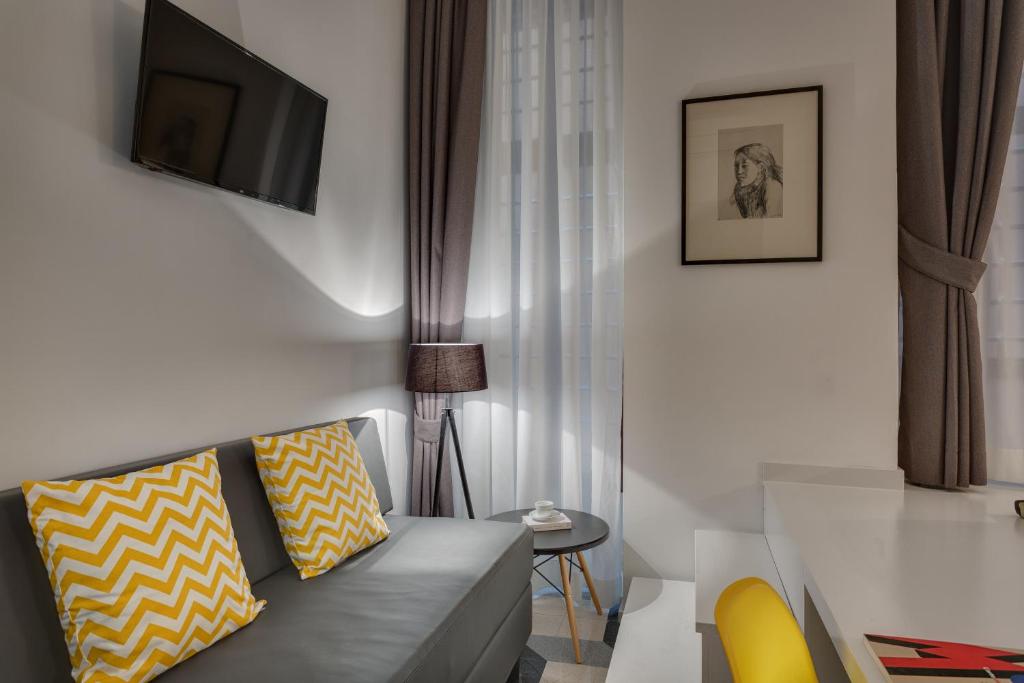 Posezení v ubytování Navona Theatre Hotel