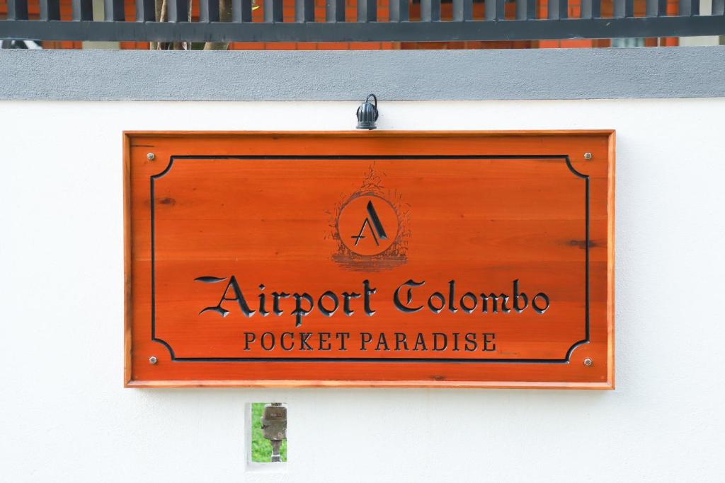 Certifikát, hodnocení, plakát nebo jiný dokument vystavený v ubytování Airport Colombo Pocket Paradise